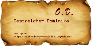 Oestreicher Dominika névjegykártya